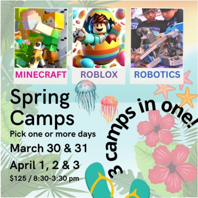 04/03/26 Minecraft, Roblox and Robotics